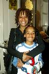 Scheveningen 4 april 2004
Premiere Lion King in Kurhaus.
Ruth Jacoth met neefje