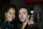 Amsterdam 19 april 2004
Premiere in Oranje in de Amsterdam Arena.
Spiros met Tamara