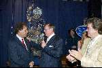 Rotterdam 13 april 2004
Presentatie cd Lee Towers in Hotel New York.
Lee Towers met Aad Ouborg en Tom Westermeijer