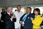 Scheveningen 27 april 2004
Lunch in het holland casino in scheveningen .
Tony Tetro Barbara Plugge en Chris Looman