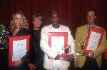 1994
Twenty 4 Seven wint de Xeportprijs
Zangeres en presentatrice Nance en zanger Stacy