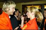 Amsterdam 19 april 2004
Premiere in Oranje in Amsterdam Arena.
Wendy v Dijk met Chris Zegers