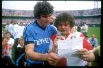 Laatste wedstrijd voor Willem v Hanegem.
Andre Hazes in Feyenoord shirt