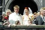 Vlaardingen 20 april 2004
Winston Post en Denise v Rijswijk trouwen op stadhuis Vlaardingen.