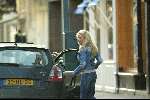 Amsterdam 9 april 2004
Zlatan Ibrahimovic met vriendin op PC hooftstraat