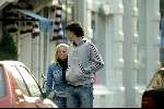 Amsterdam 9 april 2004
Zlatan Ibrahimovic met vriendin op PC hooftstraat
