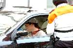 Amsterdam 22 april 2004
Zlatan Ibrahimovic krijgt bekeuring van politieagent.