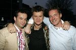 Hilversum 1 april 2005
Afscheidsfeestje van Beau v Erven Dorens. Beau   Peter v d Vorst en Albert Verlinde