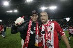 Eindhoven, 23 April 2005
PSV voor de 18e keer landskampioen
Alex met Gomes