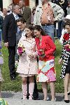 Scheveningen 30 april 2005
Koningin Beatrix in Scheveningen met familie.
Anita v Vollenhoven en Prinses  Annette