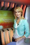 Amsterdam 22 april 2005
Anouk Smulders  Gerard Joling en Viktor Brand bij SBS shownieuws.
