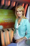 Amsterdam 22 april 2005
Anouk Smulders  Gerard Joling en Viktor Brand bij SBS shownieuws.