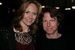 Amsterdam 11 april 2005
Feest op supperclub boot.
Ariane Spier met vriend