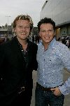 Amsterdam 28 april 2005
Premiere Salsa in theater fabriek.
Bastiaan Ragas met met Jamai Idols