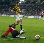 Eindhoven, 23 April 2005 Kampioenswedstrijd PSV-Vitesse, eindstand 3-0
DaMarcus Beasley.