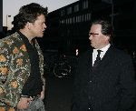 Hilversum 1 april 2005
Afscheidsfeestje van Beau v Erven Dorens. Beau en Fons v Westerloo