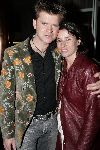 Hilversum 1 april 2005
Afscheidsfeestje van Beau v Erven Dorens. Beau en zijn zwangere vrouw Selly
