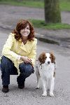 April 19 april 2005
Chazia Mourali in het vondelpark met hond.