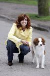 April 19 april 2005
Chazia Mourali in het vondelpark met hond.