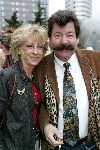 Amsterdam 13 april 2005
Premiere African Footprint in Pepsi stage.
Chiel Montagne met vrouw