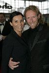 Rotterdam 16 april 2005
Luciano Pavarotti in Ahoy.
Diane Beekman met vriend Alex