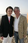 Bloemendaal 2 april 2005
Opening van strandtent vroeger.
Dick Beyer met zoon