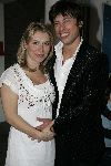 Amsterdam 25 april 2005
Elle v Rijn zwanger met man Kaja Wolfers