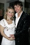 Amsterdam 25 april 2005
Elle v Rijn zwanger met man Kaja Wolfers