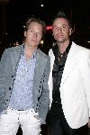 Amsterdam 27 april 2005
Feestje 20 jarig bestaan Tommy Hilfiger.
Eric Kusters met vriend