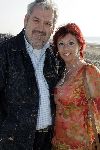 Bloemendaal 2 april 2005
Opening van strandtent vroeger.
Ernst Daniel Smid en zijn vrouw