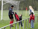 Amsterdam 9 april 2005
AFC 3 wordt kampioen.   Maxim Gullit voetballen Ruud Gullit Estelle Gullit en Joelle Gullit