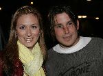 Amsterdam 11 april 2005
Feest op supperclub boot.
Fabienne de Vries met vriend