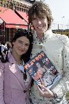 Amsterdam 22 april 2005
Laura Vina met Playboy (nicht Maxima) met Gijs Wind