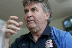Eindhoven, 11 April 2005
PSV-trainer Guus Hiddink .