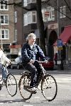 Amsterdam 4 april 2005
Jan Timman op fiets