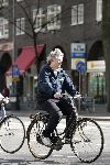 Amsterdam 4 april 2005
Jan Timman op fiets