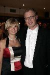 Laren 7 april 2005
Presentatie Dinerjaarkaart in Restaurant Brink 10 van Rene Froger.
Jeroen Kraay met vrouw.