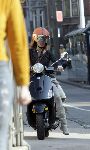 Amsterdam 25 april 2005
Katja Schuurman op vespa scooter