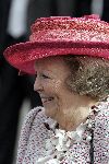 Scheveningen 30 april 2005
Koningin Beatrix in Scheveningen met familie.
Koningin Beatrix lachend