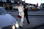 Amsterdam 27 april 2005
Feestje 20 jarig bestaan Tommy Hilfiger.
Lizzy Jagger met vriend Julian Lennon