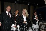 Hilversum 7 april 2005
LUV met Marga Scheide Patty Brard en Jose Hoebee op surprise feestje