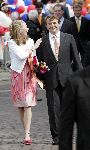 Scheveningen 30 april 2005
Koningin Beatrix in Scheveningen met familie.
Mabel Wisse Smit en Prins Friso