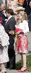 Scheveningen 30 april 2005
Koningin Beatrix in Scheveningen met familie.
Mabel Wisse Smit en Prins Friso