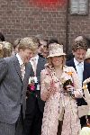 Scheveningen 30 april 2005
Koningin Beatrix in Scheveningen met familie.
Maxima zwanger met hoed en Prins Willem Alexander