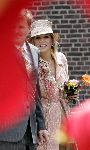 Scheveningen 30 april 2005
Koningin Beatrix in Scheveningen met familie.
Maxima zwanger met hoed en Prins Willem Alexander