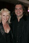 Amsterdam 24 april 2005
Premiere de Jantjes in de rai.
Melline Mollerus met vriend