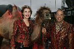 Amsterdam 13 april 2005
Premiere African Footprint in Pepsi stage.
Tonny Thunissen met Oscar Hammerstein met kameel
