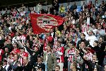 Eindhoven 23 April 2005
Kampioenswedstrijd PSV-Vitesse, eindstand 3-0 
Landskampioen seizoen 2004/2005
Supporters met vlaggen