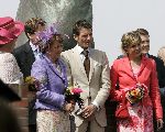 Scheveningen 30 april 2005
Koningin Beatrix in Scheveningen met familie.
Prinses Margriet en PrinsMaurits Prinses laurentien en Prins Constantijn