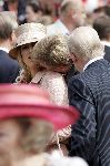 Scheveningen 30 april 2005
Koningin Beatrix in Scheveningen met familie.
Prins Willem Alexander en Maxima zwanger met hoed